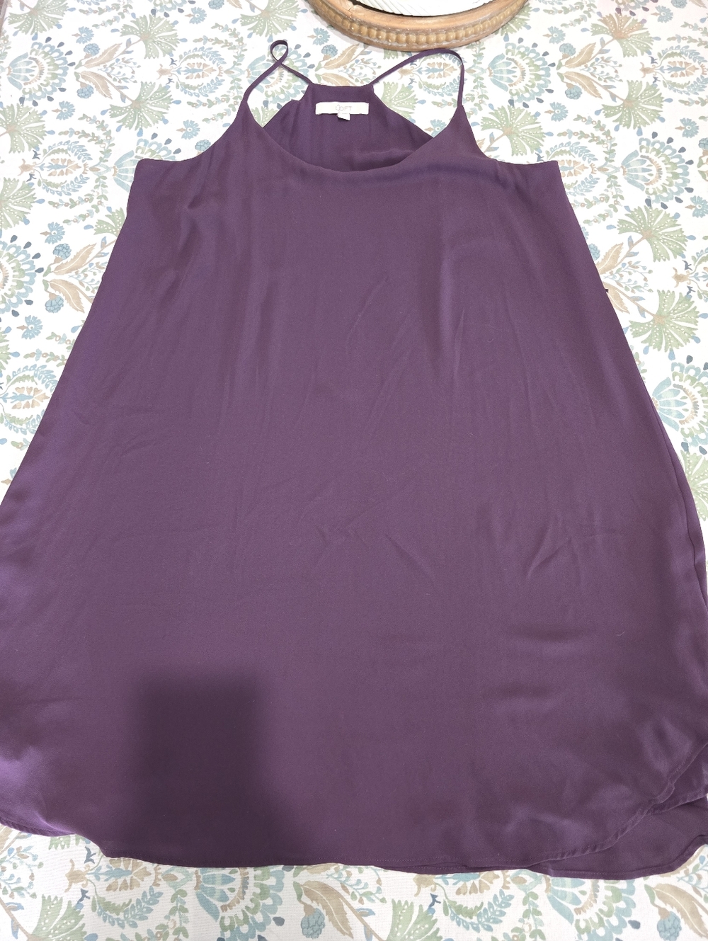 LOFT Purple Sleeveless Midi Dress